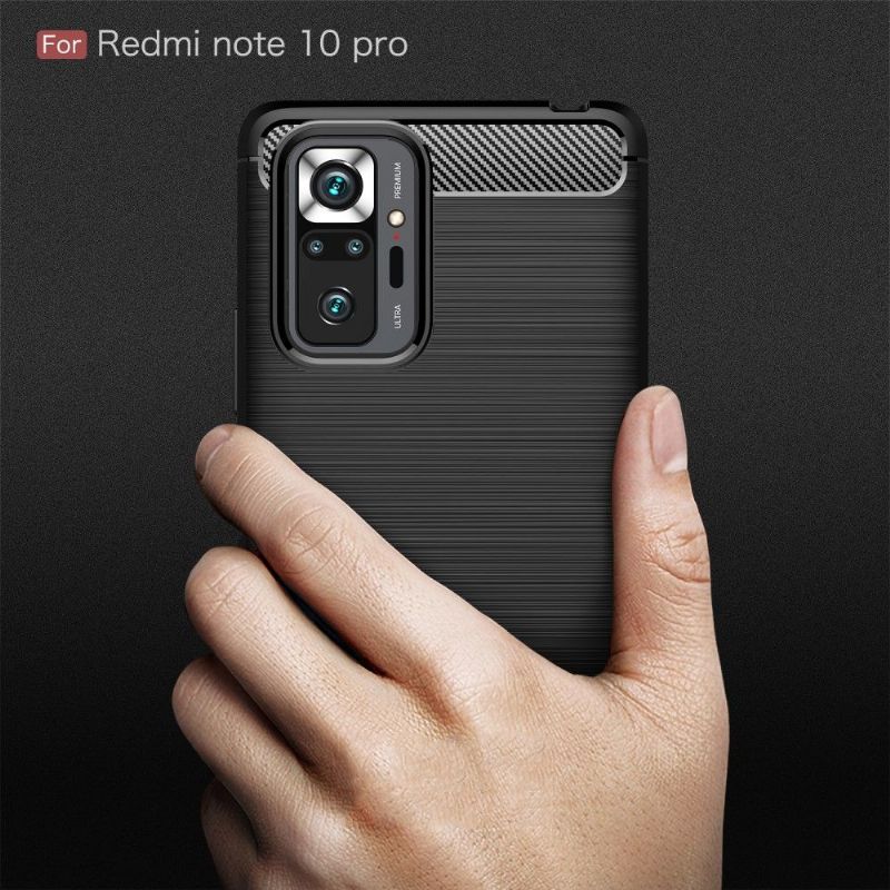 Coque Xiaomi Redmi Note 10 Pro Flexible Effet Brossé