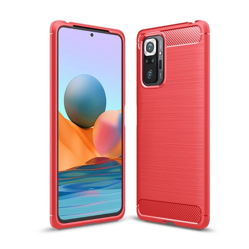 Coque Xiaomi Redmi Note 10 Pro Flexible Effet Brossé