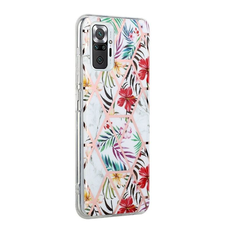 Coque Xiaomi Redmi Note 10 Pro Silicone - Fleurs Exotiques