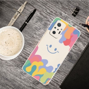 Coque Xiaomi Redmi Note 10 Pro Splash Smiling en silicone