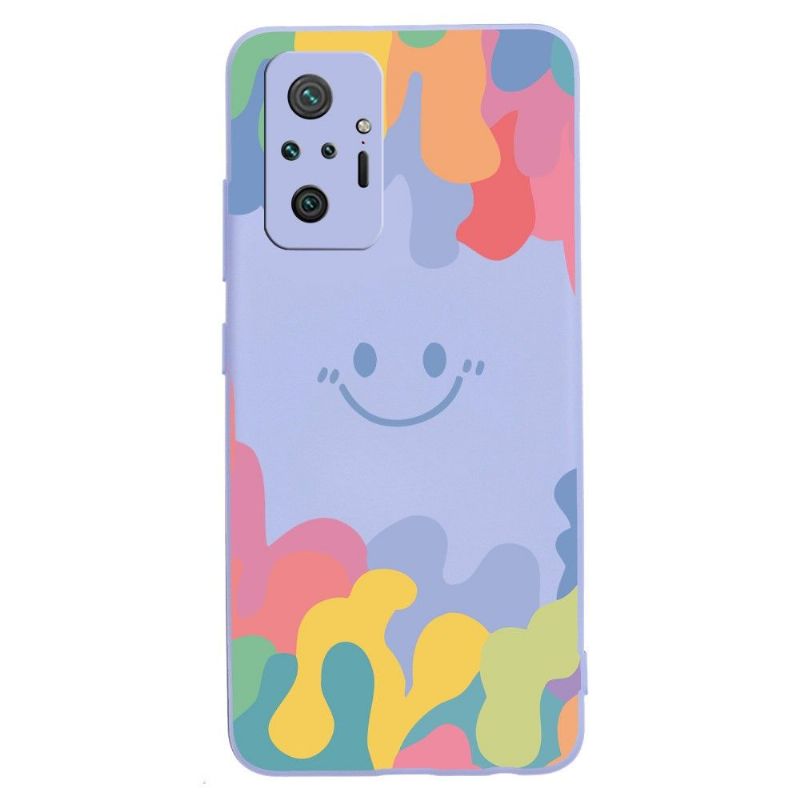 Coque Xiaomi Redmi Note 10 Pro Splash Smiling en silicone