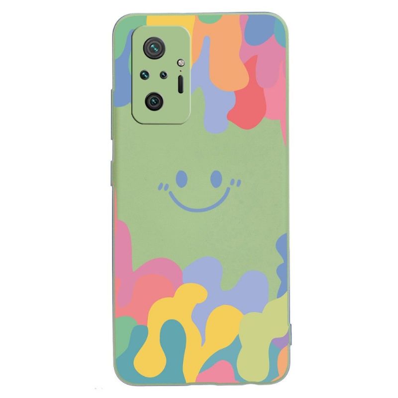 Coque Xiaomi Redmi Note 10 Pro Splash Smiling en silicone