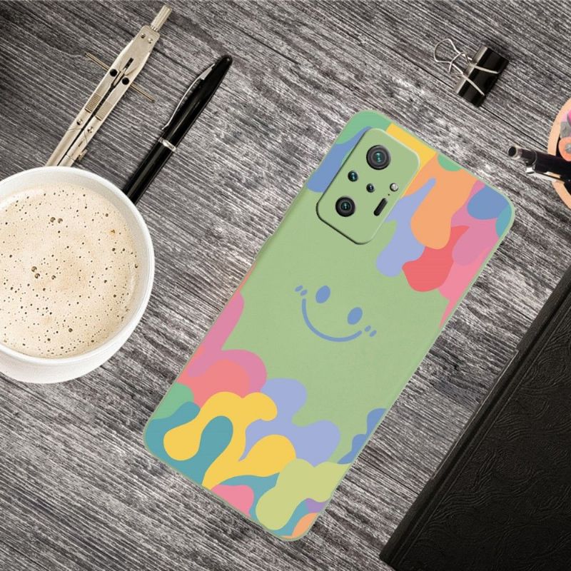 Coque Xiaomi Redmi Note 10 Pro Splash Smiling en silicone