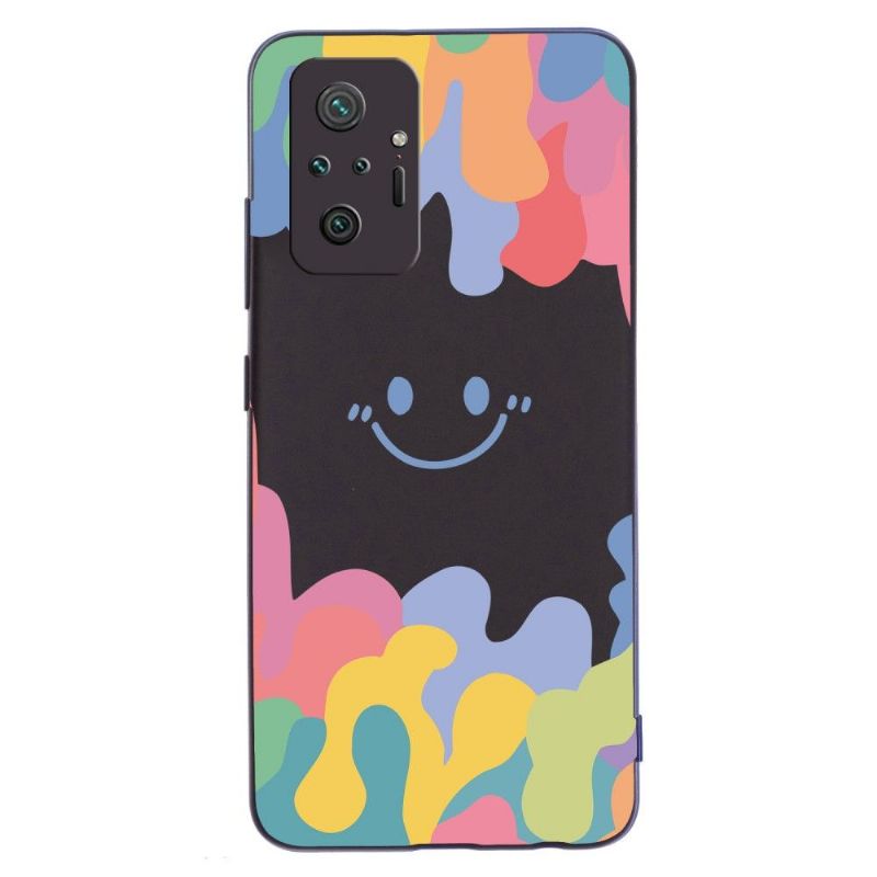 Coque Xiaomi Redmi Note 10 Pro Splash Smiling en silicone