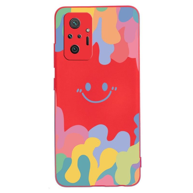 Coque Xiaomi Redmi Note 10 Pro Splash Smiling en silicone