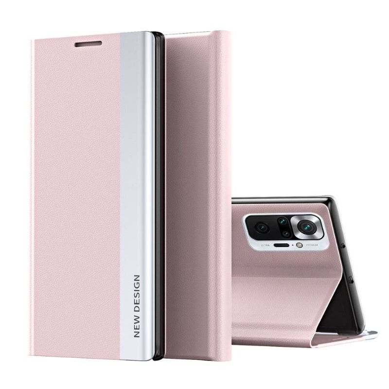 Etui Xiaomi Redmi Note 10 Pro Business effet cuir Magnet