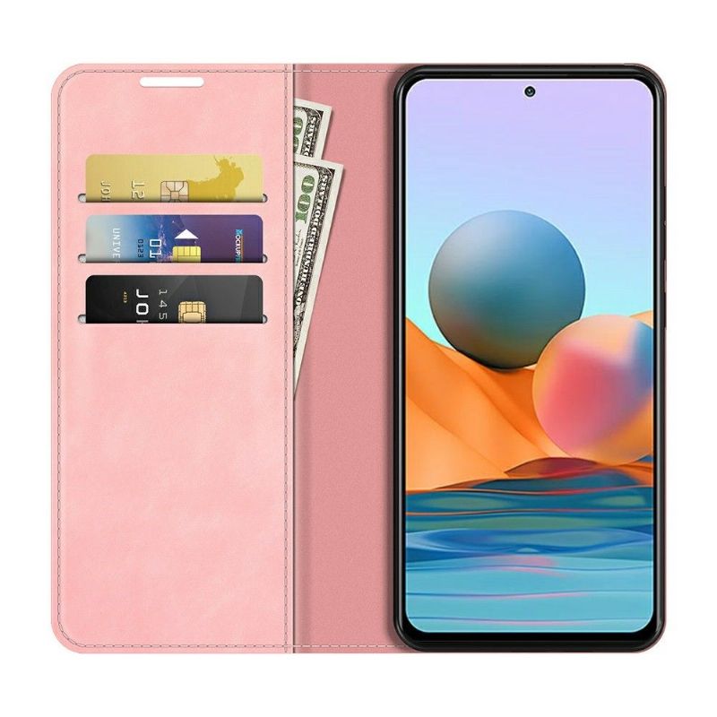 Étui Xiaomi Redmi Note 10 Pro simili cuir fonction stand