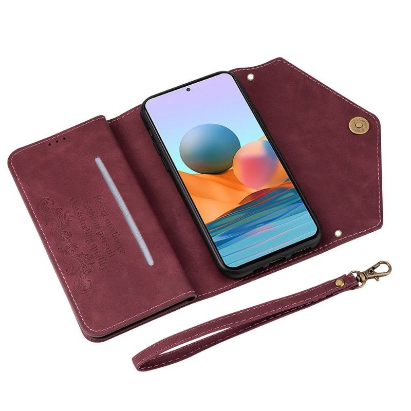 Housse Portefeuille Xiaomi Redmi Note 10 Pro Effet Cuir N.BEKUS