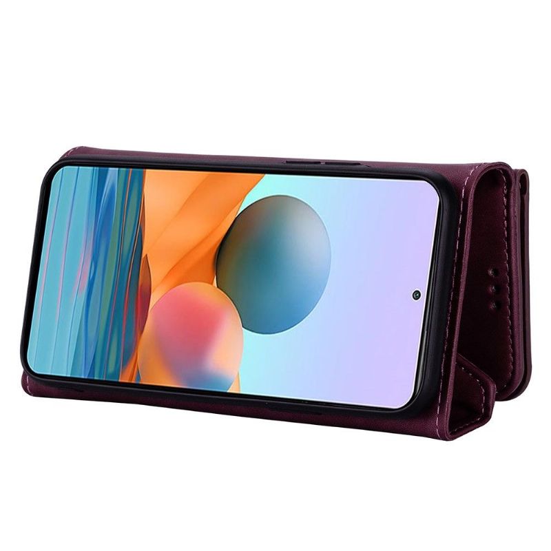 Housse Portefeuille Xiaomi Redmi Note 10 Pro Effet Cuir N.BEKUS