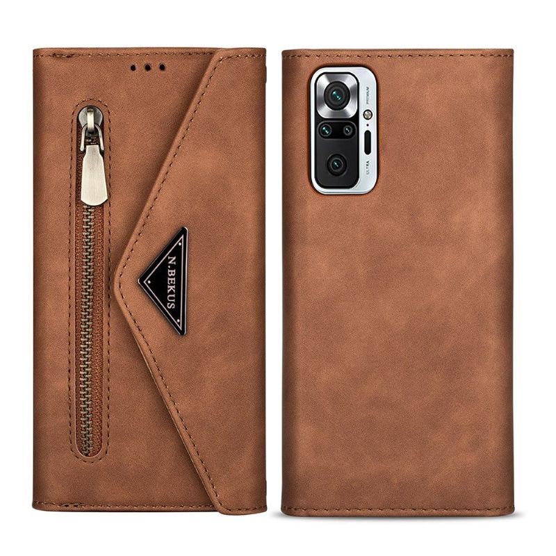 Housse Portefeuille Xiaomi Redmi Note 10 Pro Effet Cuir N.BEKUS