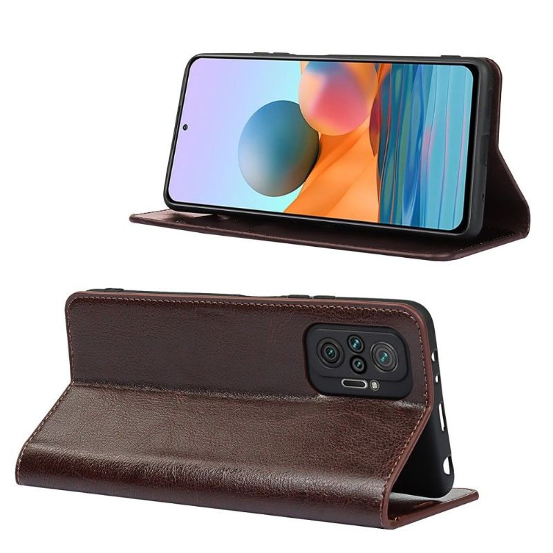 Housse Xiaomi Redmi Note 10 Pro Cuir Porte Cartes Fonction Support