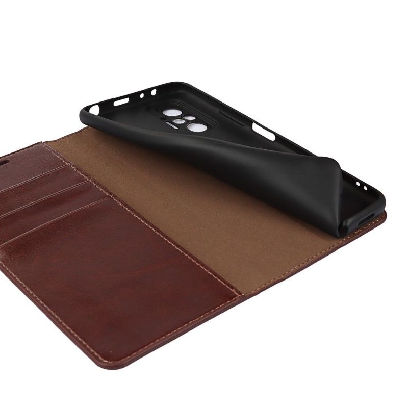 Housse Xiaomi Redmi Note 10 Pro Cuir Porte Cartes Fonction Support