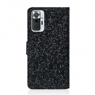 Housse Xiaomi Redmi Note 10 Pro Glitter Porte Cartes