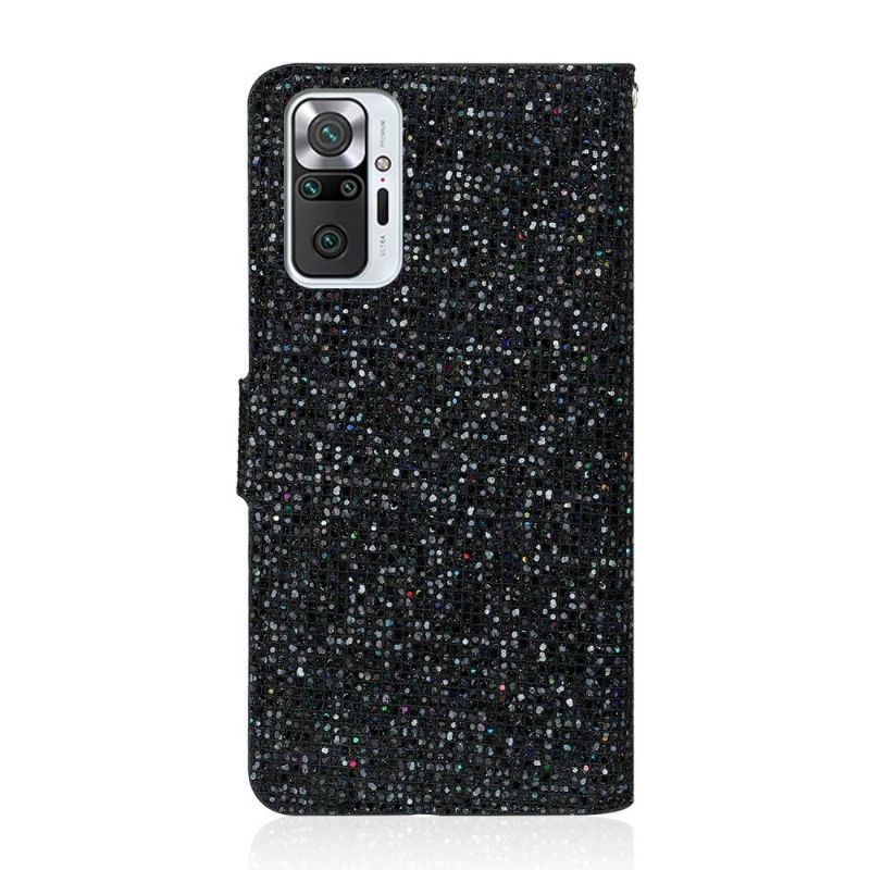 Housse Xiaomi Redmi Note 10 Pro Glitter Porte Cartes