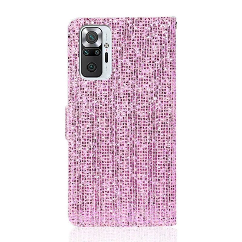 Housse Xiaomi Redmi Note 10 Pro Glitter Porte Cartes