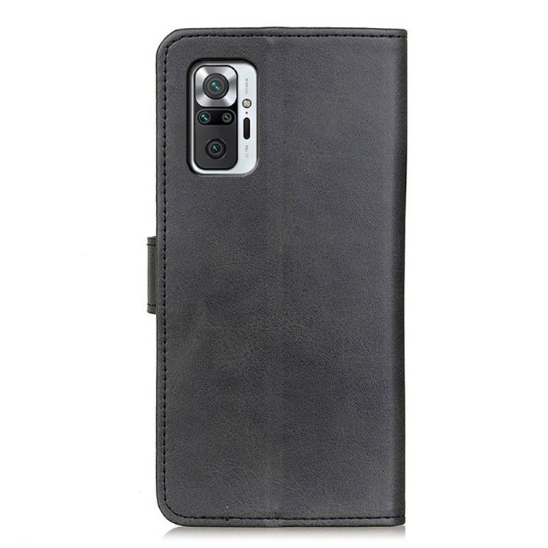 Housse Xiaomi Redmi Note 10 Pro Marius effet cuir mat