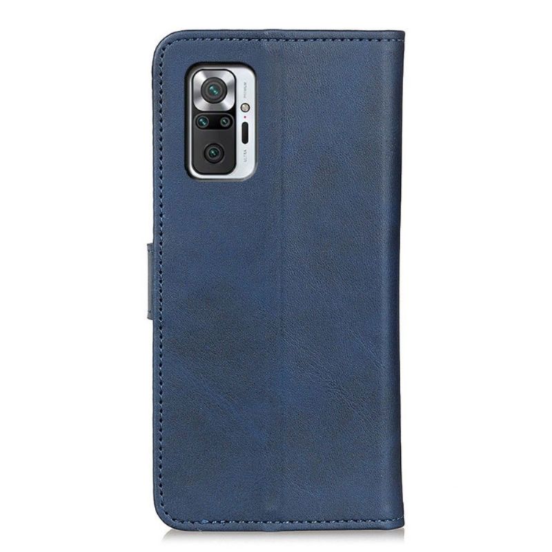 Housse Xiaomi Redmi Note 10 Pro Marius effet cuir mat