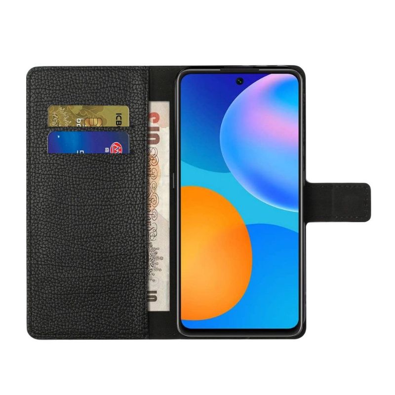 Housse Xiaomi Redmi Note 10 Pro style cuir effet peau de litchi