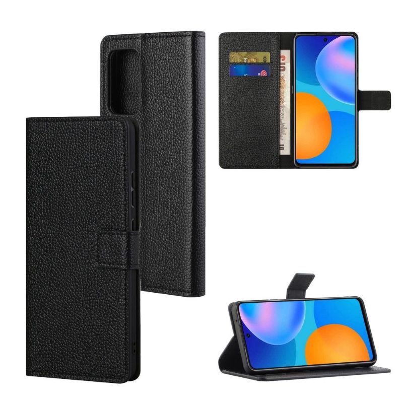 Housse Xiaomi Redmi Note 10 Pro style cuir effet peau de litchi