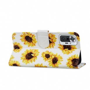 Housse Xiaomi Redmi Note 10 Pro Tournesol Fleur