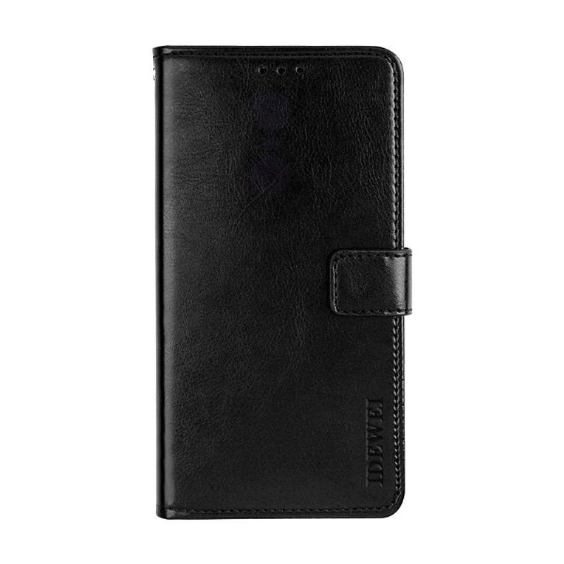 Housse Vivo Y72 5G IDEWEI Folio Effet Cuir