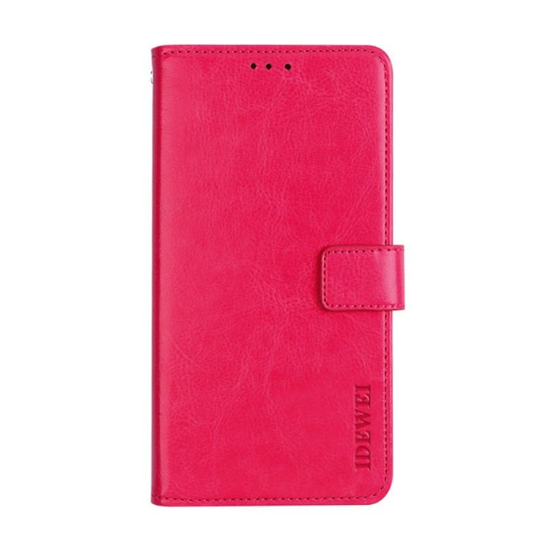 Housse Vivo Y72 5G IDEWEI Folio Effet Cuir