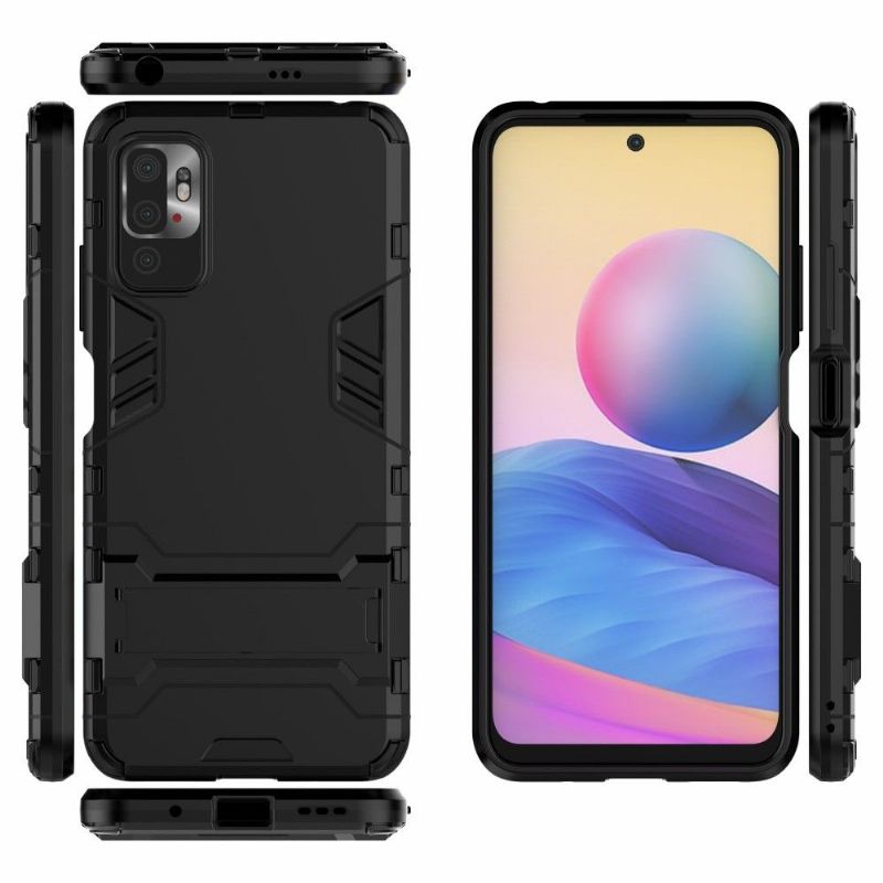 Coque Xiaomi Redmi Note 10 5G / Poco M3 Pro Cool Guard avec support intégré