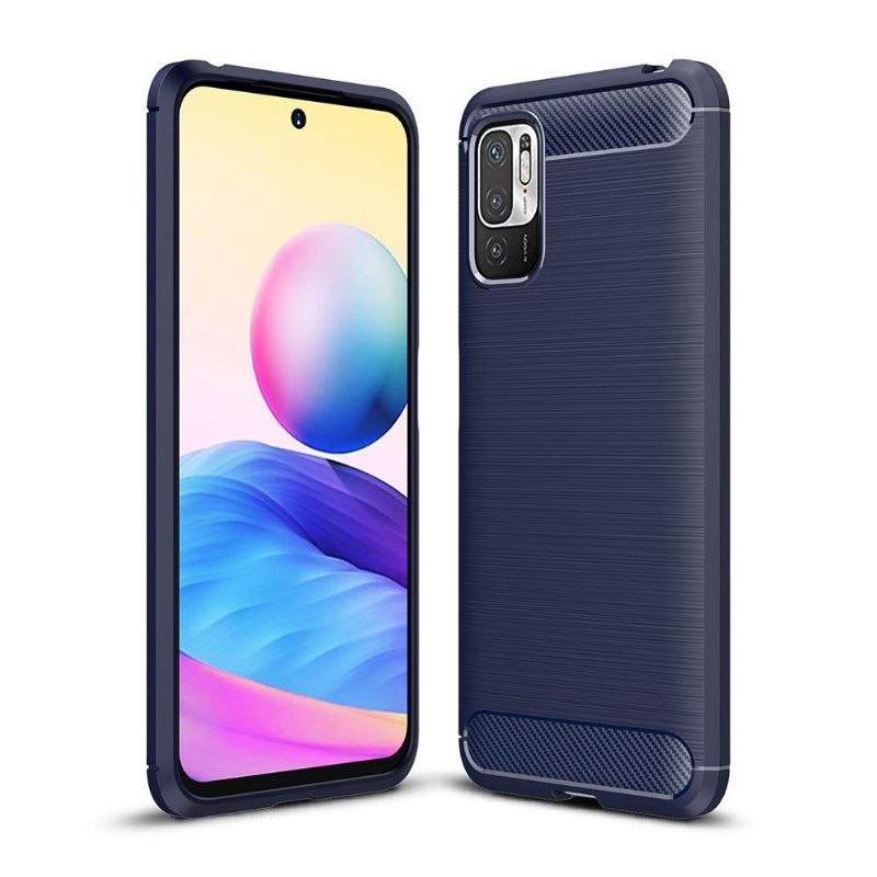 Coque Xiaomi Redmi Note 10 5G / Poco M3 Pro en Silicone Effet Brossé