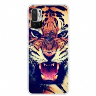 Coque Xiaomi Redmi Note 10 5G / Poco M3 Pro 5G Tigre Féroce