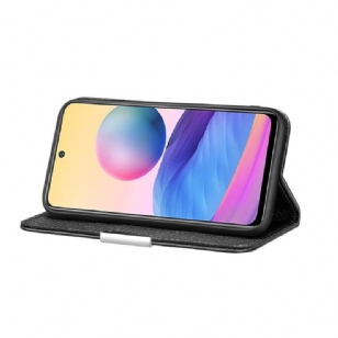 Flip cover Xiaomi Redmi Note 10 5G / Poco M3 Pro simili cuir grainé