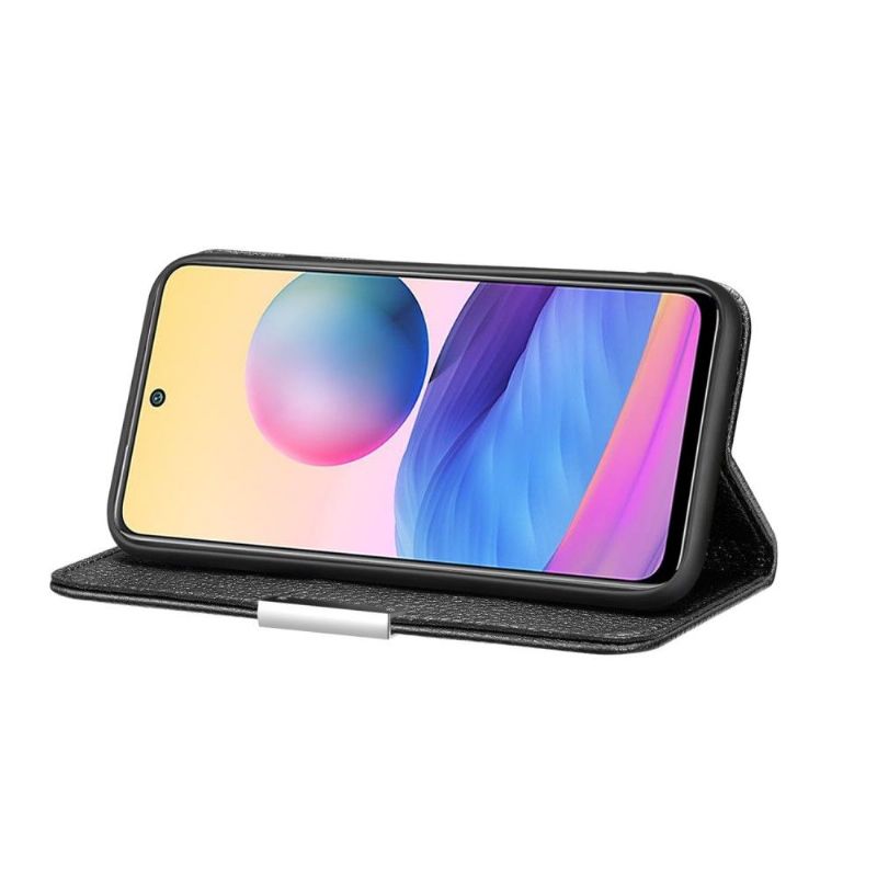 Flip cover Xiaomi Redmi Note 10 5G / Poco M3 Pro simili cuir grainé