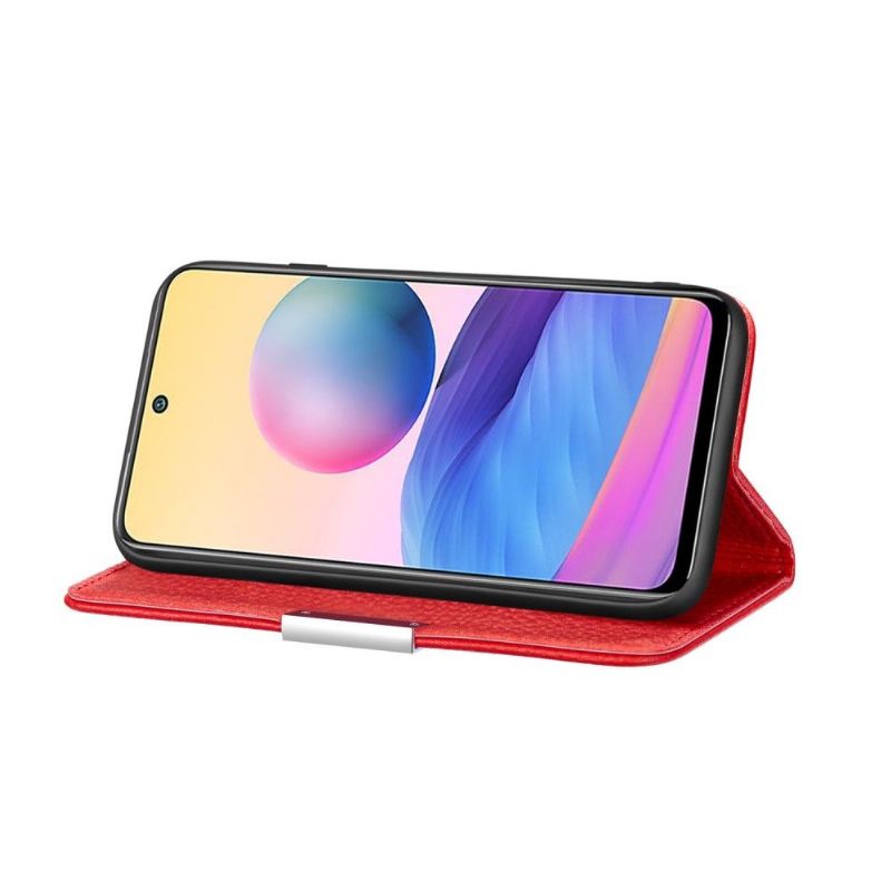 Flip cover Xiaomi Redmi Note 10 5G / Poco M3 Pro simili cuir grainé