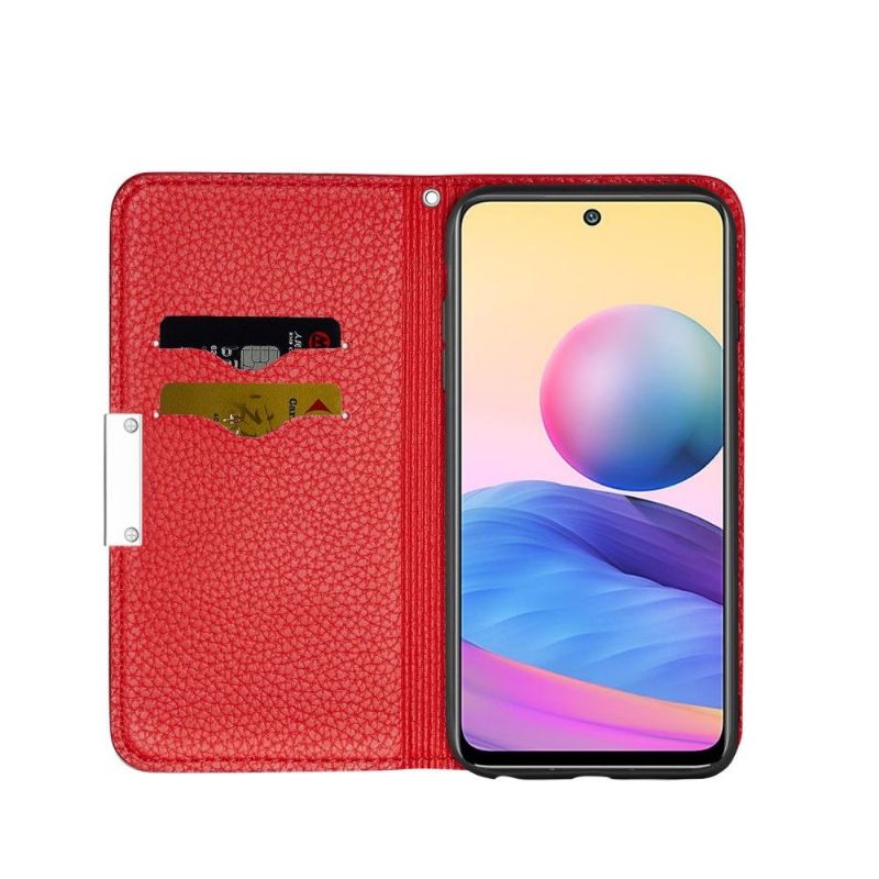 Flip cover Xiaomi Redmi Note 10 5G / Poco M3 Pro simili cuir grainé