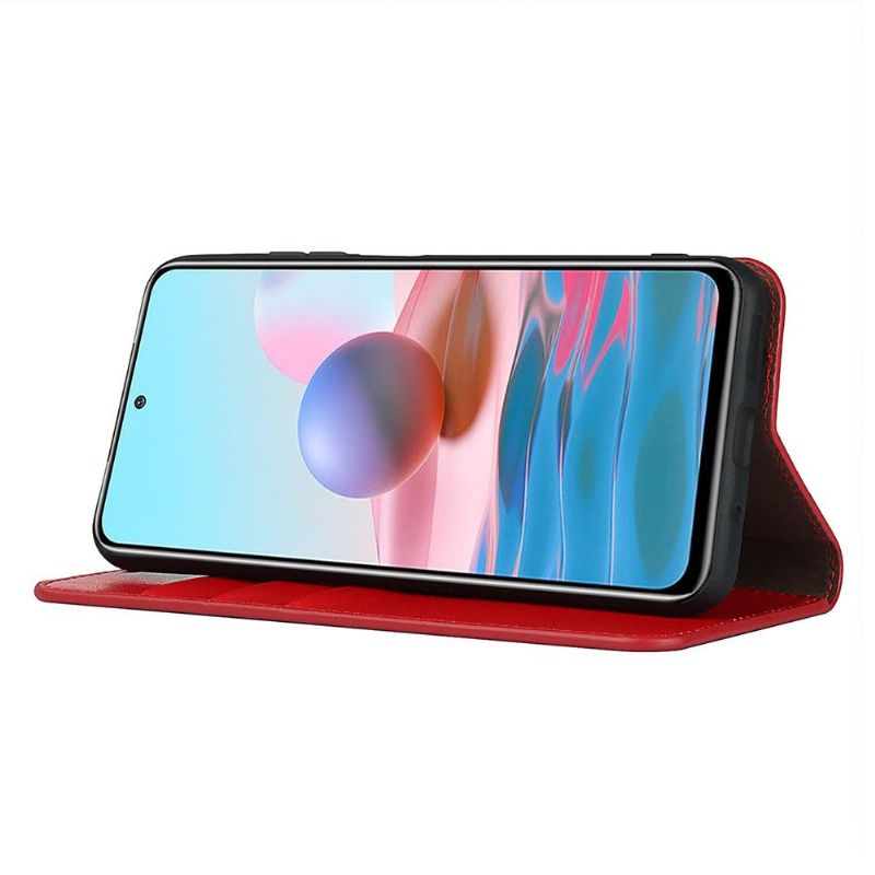 Housse Xiaomi Redmi Note 10 5G / Poco M3 Pro Cuir Porte Cartes Fonction Support