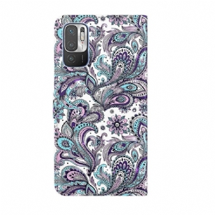 Housse Xiaomi Redmi Note 10 5G / Poco M3 Pro paisley fleur