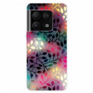 Coque OnePlus 10 Pro 5G Feuilles Néons