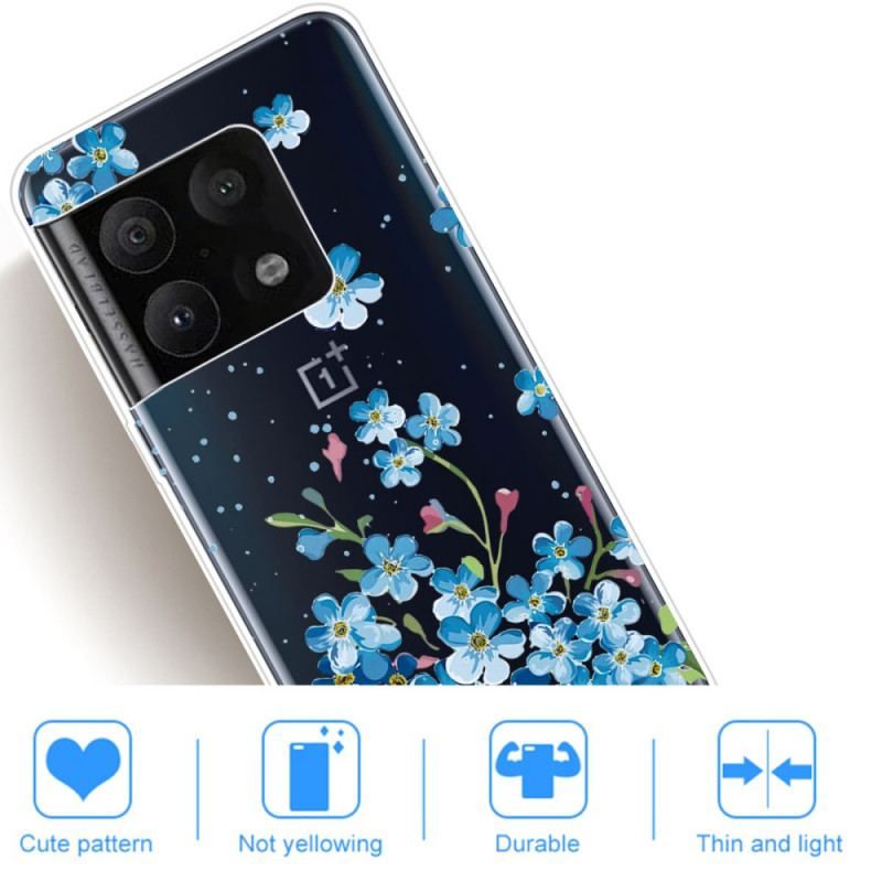 Coque OnePlus 10 Pro 5G Fleurs Bleues