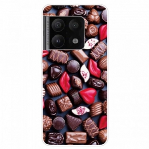 Coque OnePlus 10 Pro 5G Flexible Chocolat