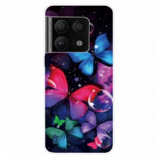 Coque OnePlus 10 Pro 5G Flexible Papillons