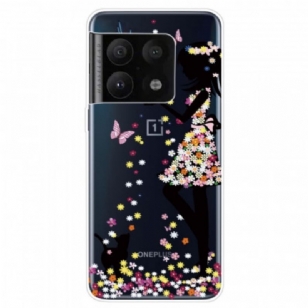 Coque OnePlus 10 Pro 5G Jeune Fille Fleurie