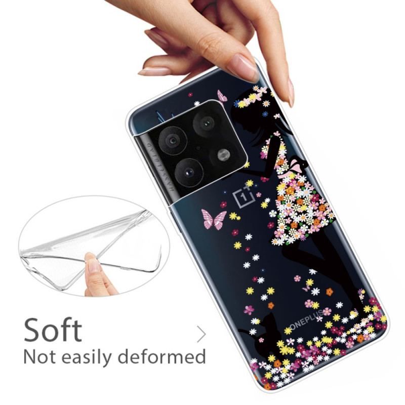 Coque OnePlus 10 Pro 5G Jeune Fille Fleurie