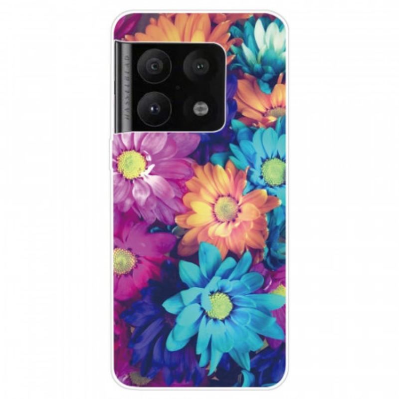 Coque OnePlus 10 Pro 5G Marguerites Colorées