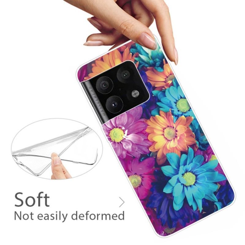 Coque OnePlus 10 Pro 5G Marguerites Colorées