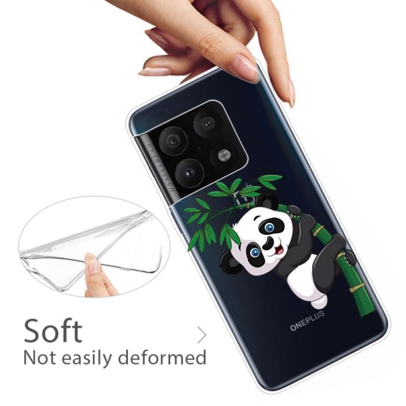 Coque OnePlus 10 Pro 5G Panda Sur Le Bambou