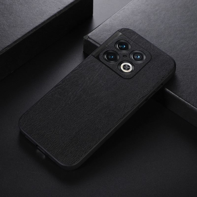 Coque OnePlus 10 Pro 5G Simili Cuir Texture Bois