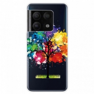 Coque OnePlus 10 Pro 5G Transparente Arbre Aquarelle