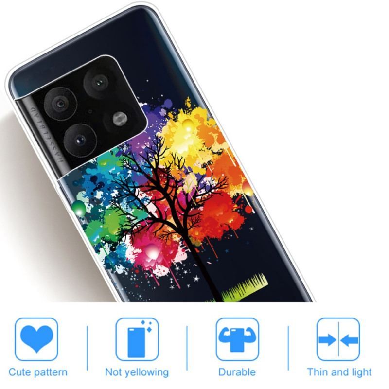 Coque OnePlus 10 Pro 5G Transparente Arbre Aquarelle