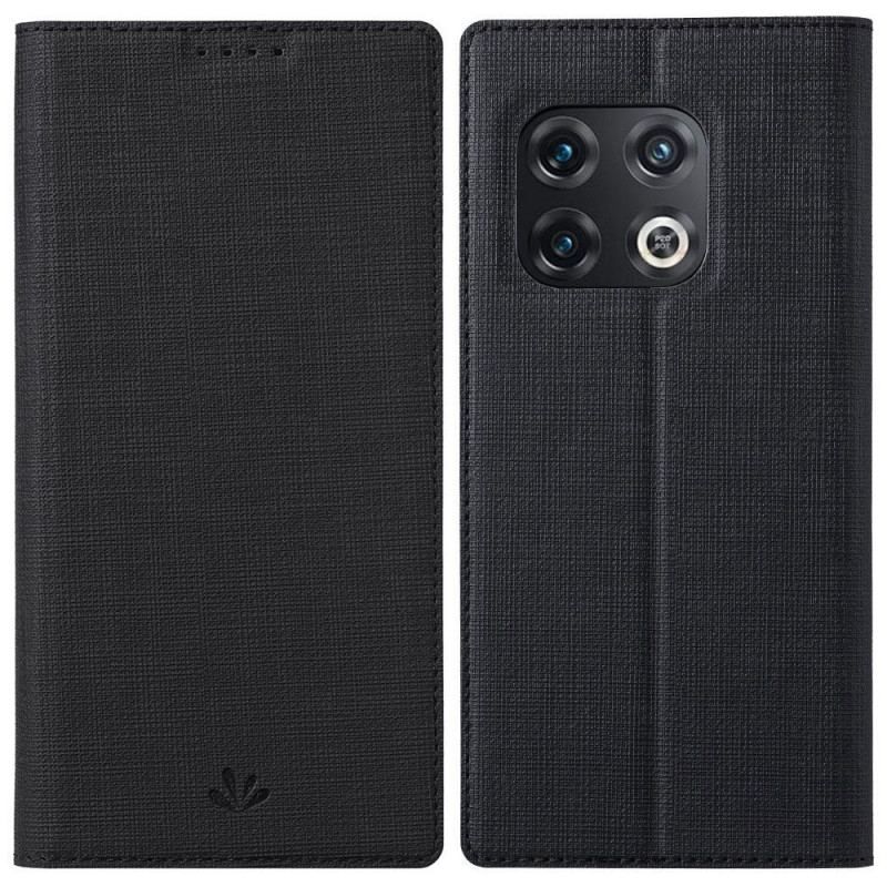 Flip Cover OnePlus 10 Pro 5G Texture Tissu VILI