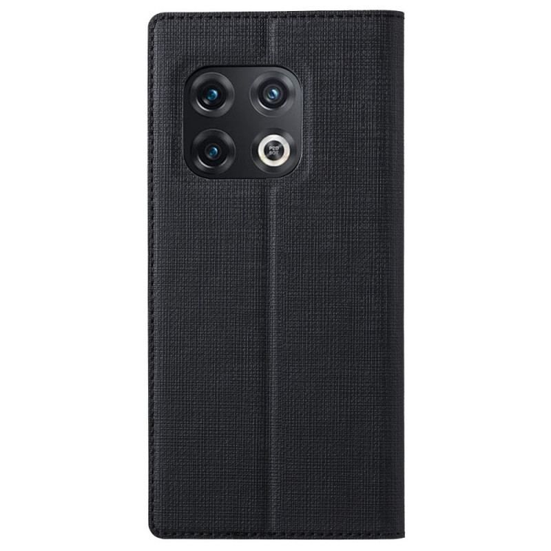 Flip Cover OnePlus 10 Pro 5G Texture Tissu VILI