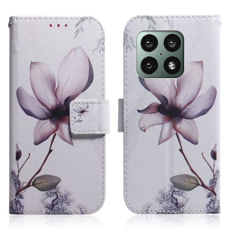 Housse OnePlus 10 Pro 5G Fleur Vieux Rose